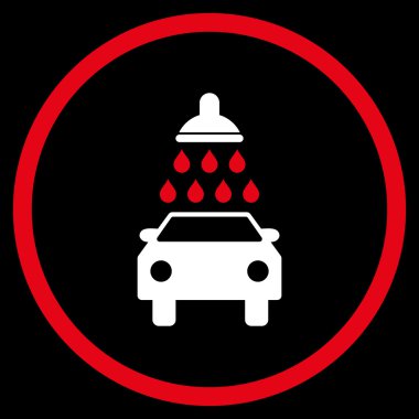 Araba Yıkama Düz Vektör Simgesi