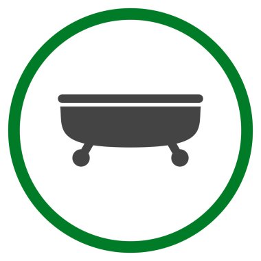 Küvet Düz Vektör Simgesi