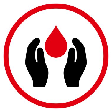 Su bakımı düz vektör simgesi