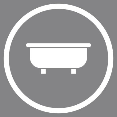 Küvet Düz Vektör Simgesi