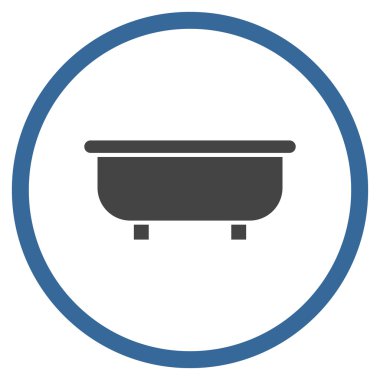 Küvet Düz Vektör Simgesi