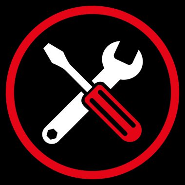 Seçenekleri düz vektör simgesi