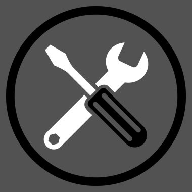 Seçenekleri düz vektör simgesi