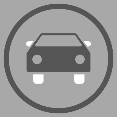 Otomobil Düz Vektör Simgesi