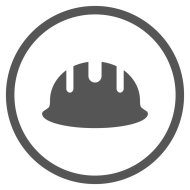 Oluşturucu işçisi düz vektör simgesi