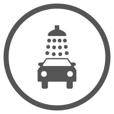 Araba Yıkama Düz Vektör Simgesi