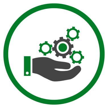 Mekanik Servisi düz vektör simgesi