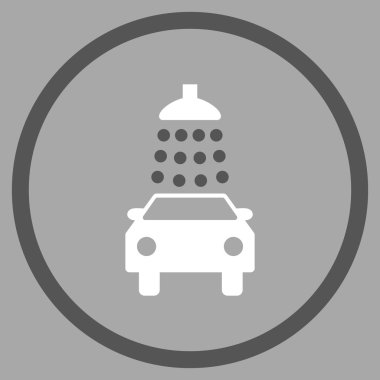 Araba Yıkama Düz Vektör Simgesi