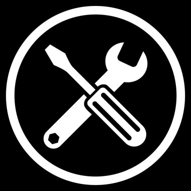 Seçenekleri düz vektör simgesi