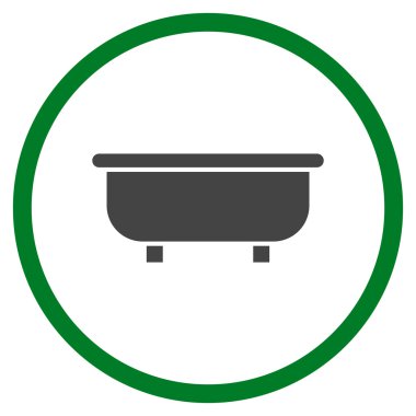 Küvet Düz Vektör Simgesi