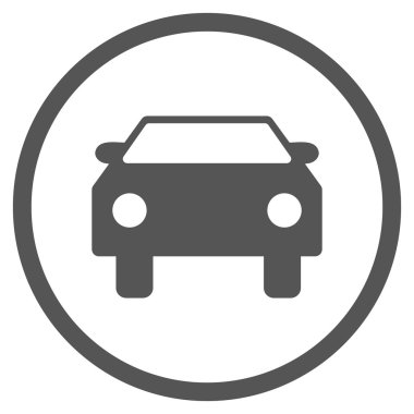 Otomobil Düz Vektör Simgesi