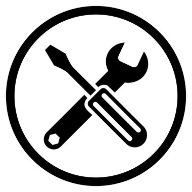 Seçenekleri düz vektör simgesi