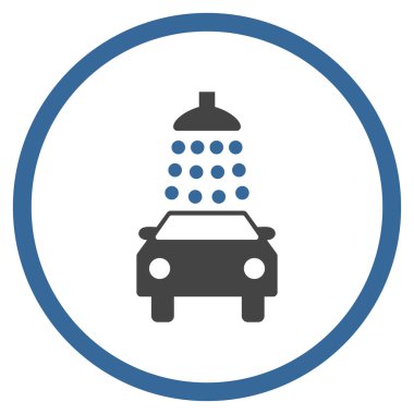 Araba Yıkama Düz Vektör Simgesi