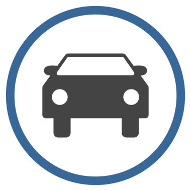 Otomobil Düz Vektör Simgesi