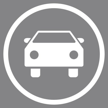 Otomobil Düz Vektör Simgesi