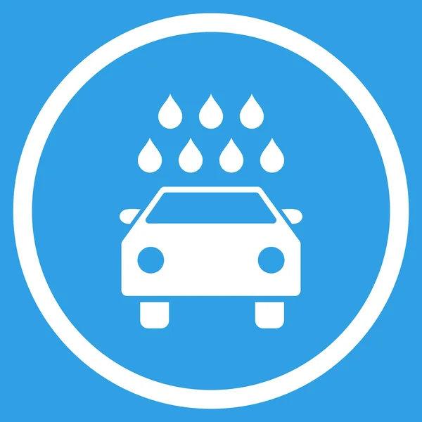 Car Shower Flat Vector Icon — Stockvector