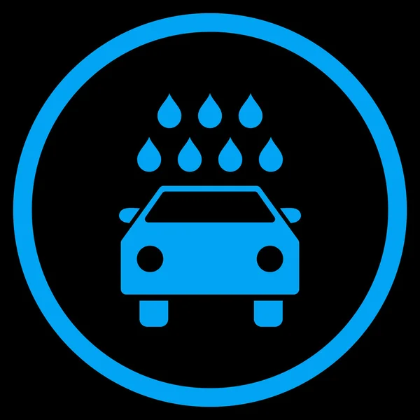 Car Shower Flat Vector Icon — Stockvector