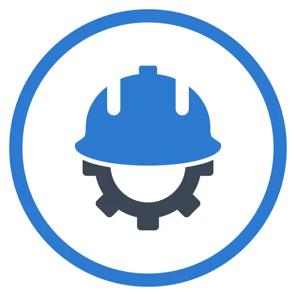 Development Helmet Flat Vector Icon — Stock Vector