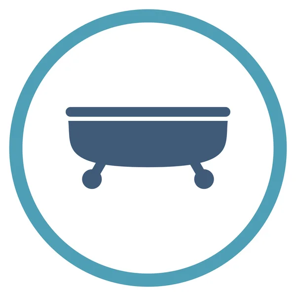 Bathtub Flat Vector Icon — Stock Vector