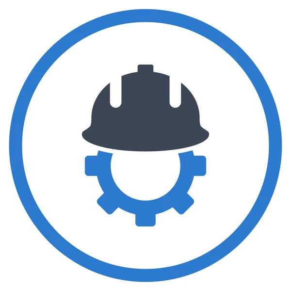 Ontwikkeling helm platte Vector Icon — Stockvector