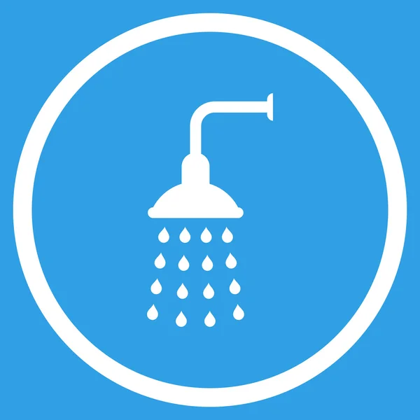 Shower Flat Vector Icon — Stock Vector