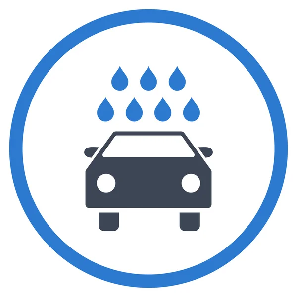 Car Shower Flat Vector Icon — Stock Vector