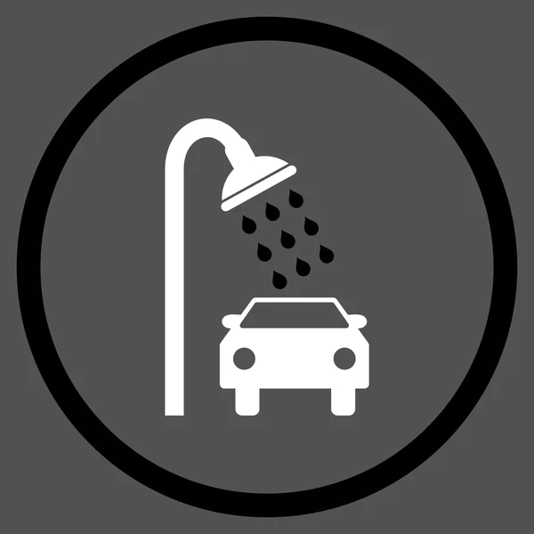 Car Shower Flat Vector Icon — Stock Vector