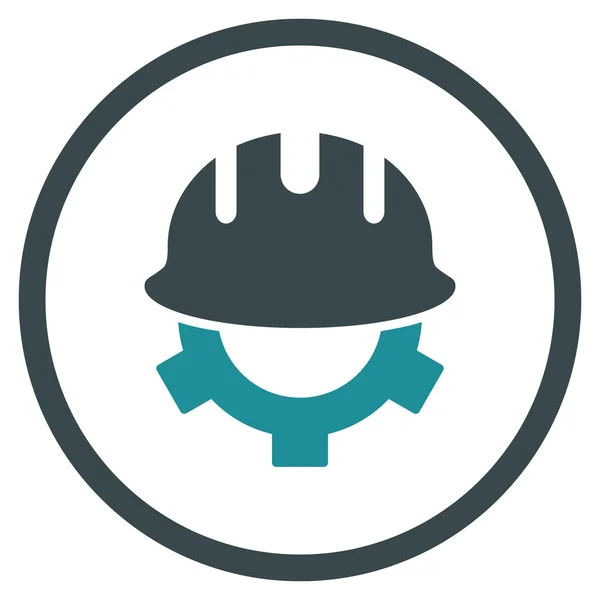 Development Helmet Flat Vector Icon — Stock Vector