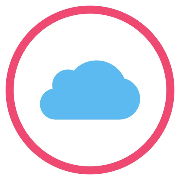 Icône vectorielle plate nuage — Image vectorielle