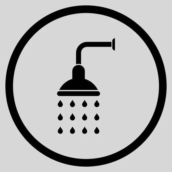 Shower Flat Vector Icon — Stock Vector