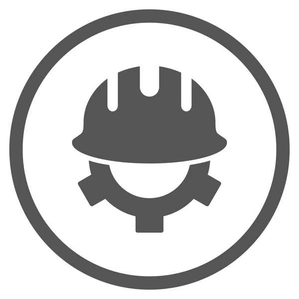 Development Helmet Flat Vector Icon — Stock Vector