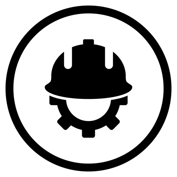 Development Helmet Flat Vector Icon — Stock Vector