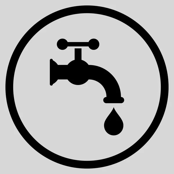 Water Tap Flat Vector Icon — Stock Vector