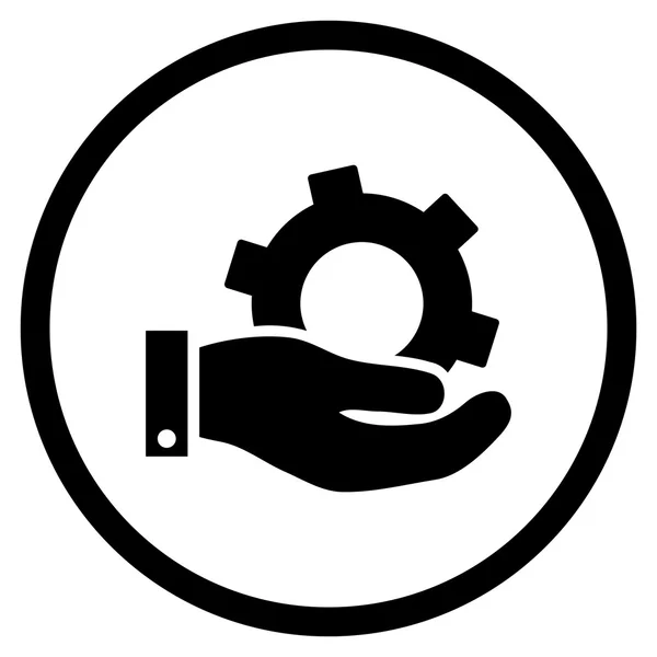 Service-Flat-Vektor-Symbol — Stockvektor