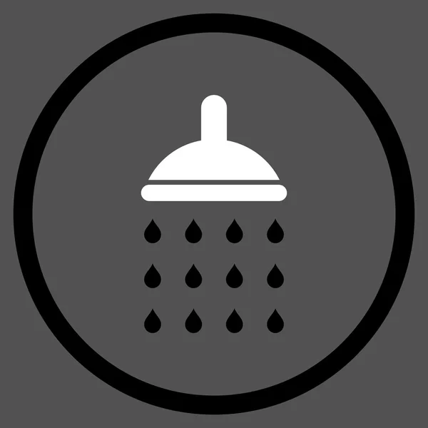 Shower Flat Vector Icon — Stockvector