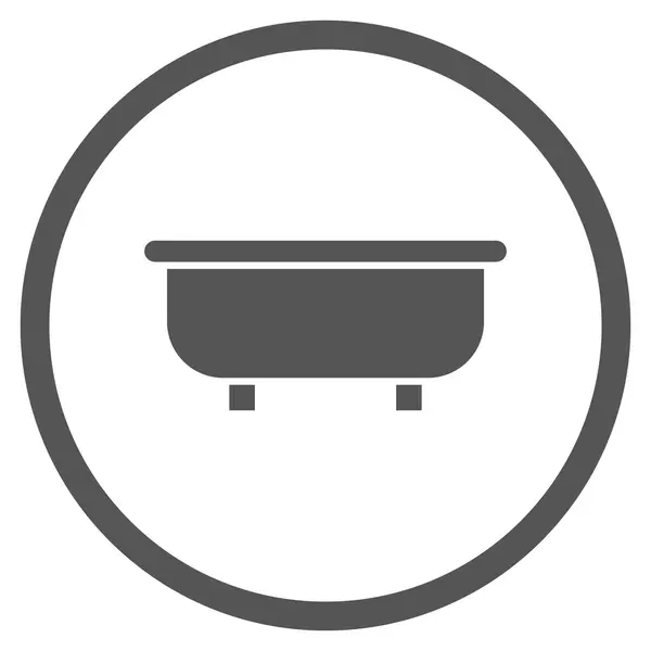 Flache Vektor-Ikone für Badewannen — Stockvektor