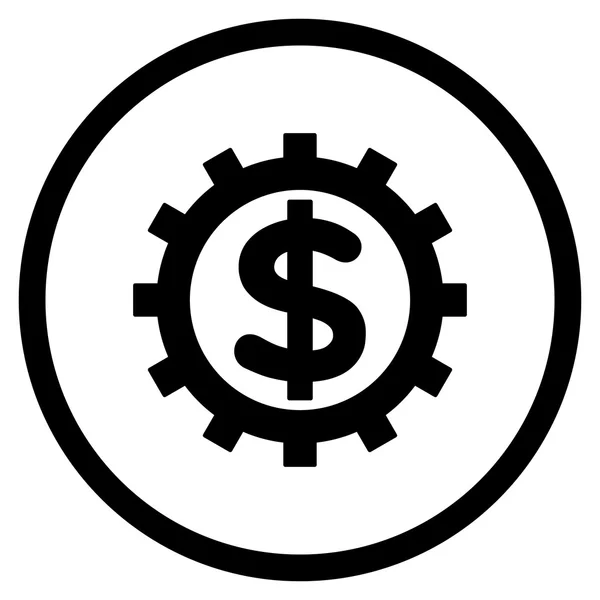 Industria financiera Flat Vector Icon — Archivo Imágenes Vectoriales
