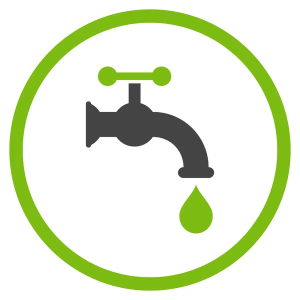 Water Tap Flat Vector Icon — Stock Vector