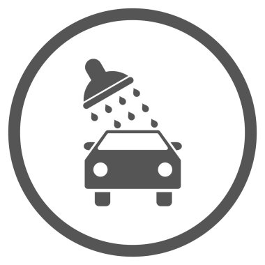 Araba Yıkama Düz Vektör Simgesi
