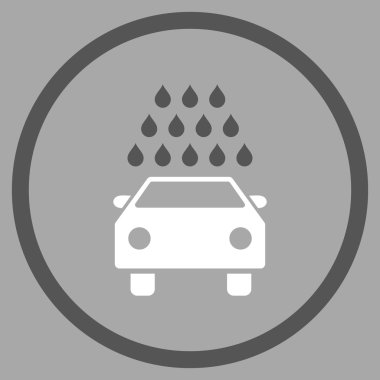 Araba Yıkama Düz Vektör Simgesi