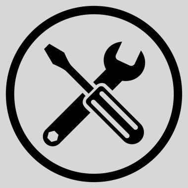 Seçenekleri düz vektör simgesi