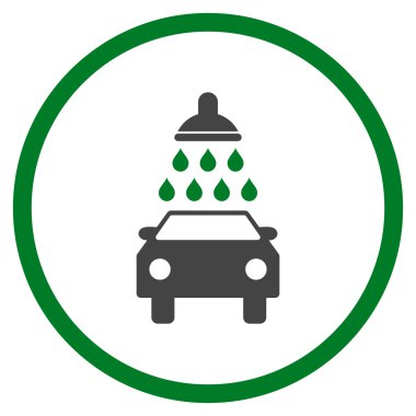 Araba Yıkama Düz Vektör Simgesi