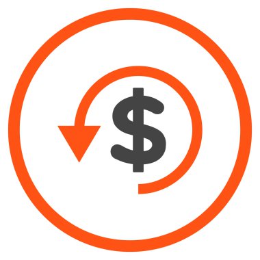 Ters ibraz düz vektör simgesi