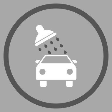 Araba Yıkama Düz Vektör Simgesi