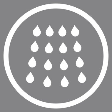 Damla düz vektör simgesi