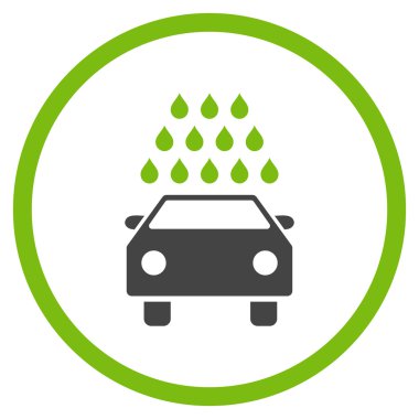 Araba Yıkama Düz Vektör Simgesi