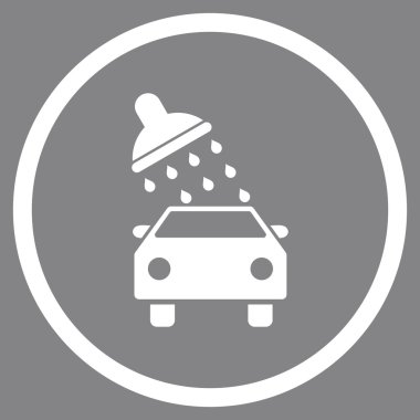 Araba Yıkama Düz Vektör Simgesi