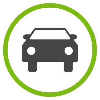 Otomobil Düz Vektör Simgesi