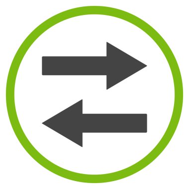 Yatay Çevir okları vektör simge düz