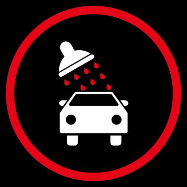 Araba Yıkama Düz Vektör Simgesi